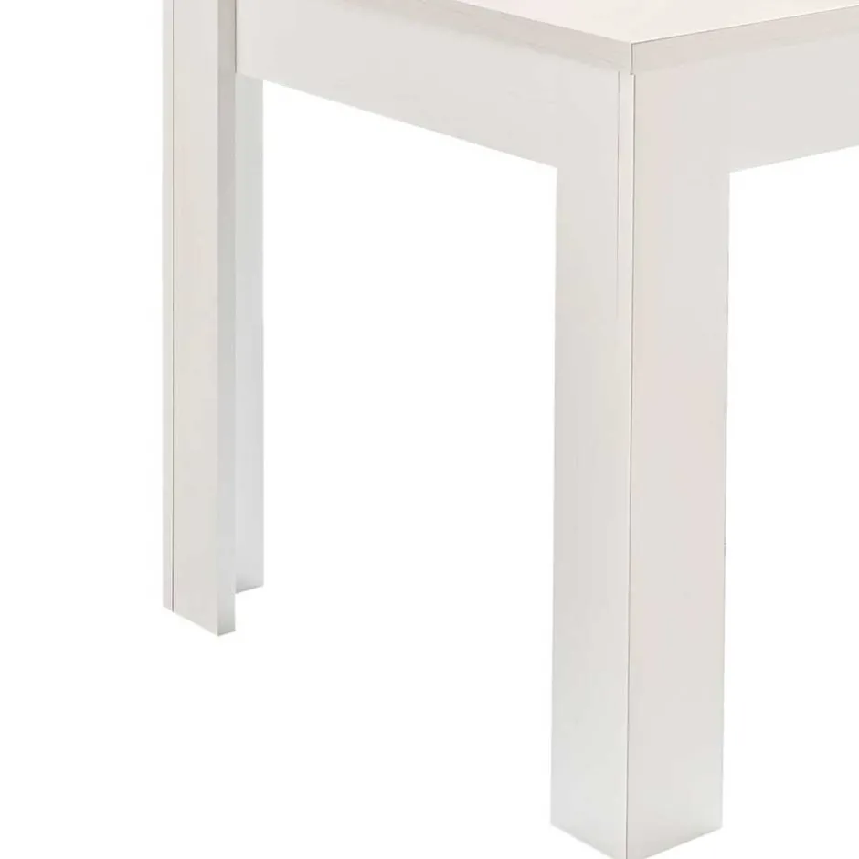 Wohnen Esszimmermöbel Kombi in weißer Holzoptik Pinie - Liancos (vierteilig)