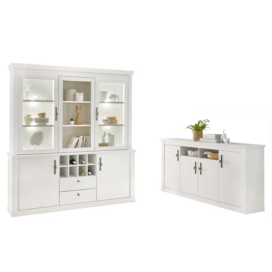 Esszimmerschränke in weißer Holzoptik Pinie - Liancos (zweiteilig)^Wohnen Hot