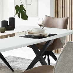 Wohnen Esszimmersitzgruppe inklusive sechs Stühle - Niam I (siebenteilig)