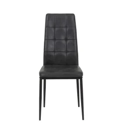 Wohnen Esszimmerstühle in Anthrazit Microfaser - Furciano (2er Set)