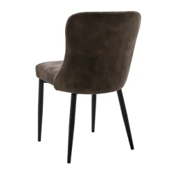 Wohnen Esszimmerstühle in Anthrazit - Liva (4er Set)