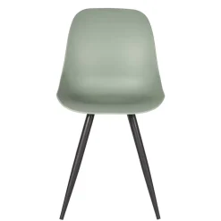 Esszimmerstuhl in Graugrün Kunststoff - Stana (2er Set)^Wohnen Hot