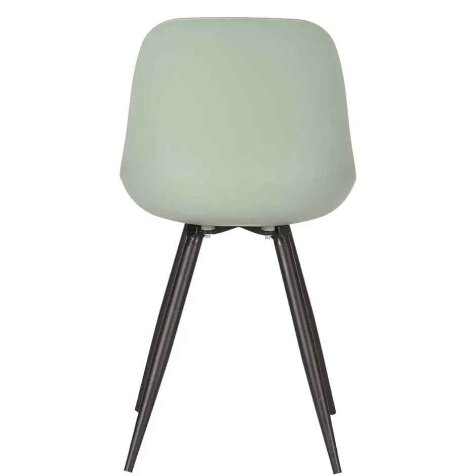 Esszimmerstuhl in Graugrün Kunststoff - Stana (2er Set)^Wohnen Hot