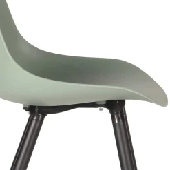 Esszimmerstuhl in Graugrün Kunststoff - Stana (2er Set)^Wohnen Hot