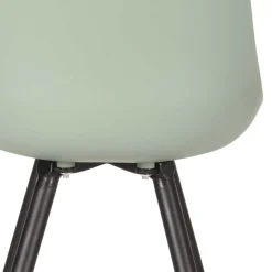 Esszimmerstuhl in Graugrün Kunststoff - Stana (2er Set)^Wohnen Hot