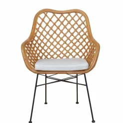 Wohnen Esszimmerstuhl Ionella aus Rattan