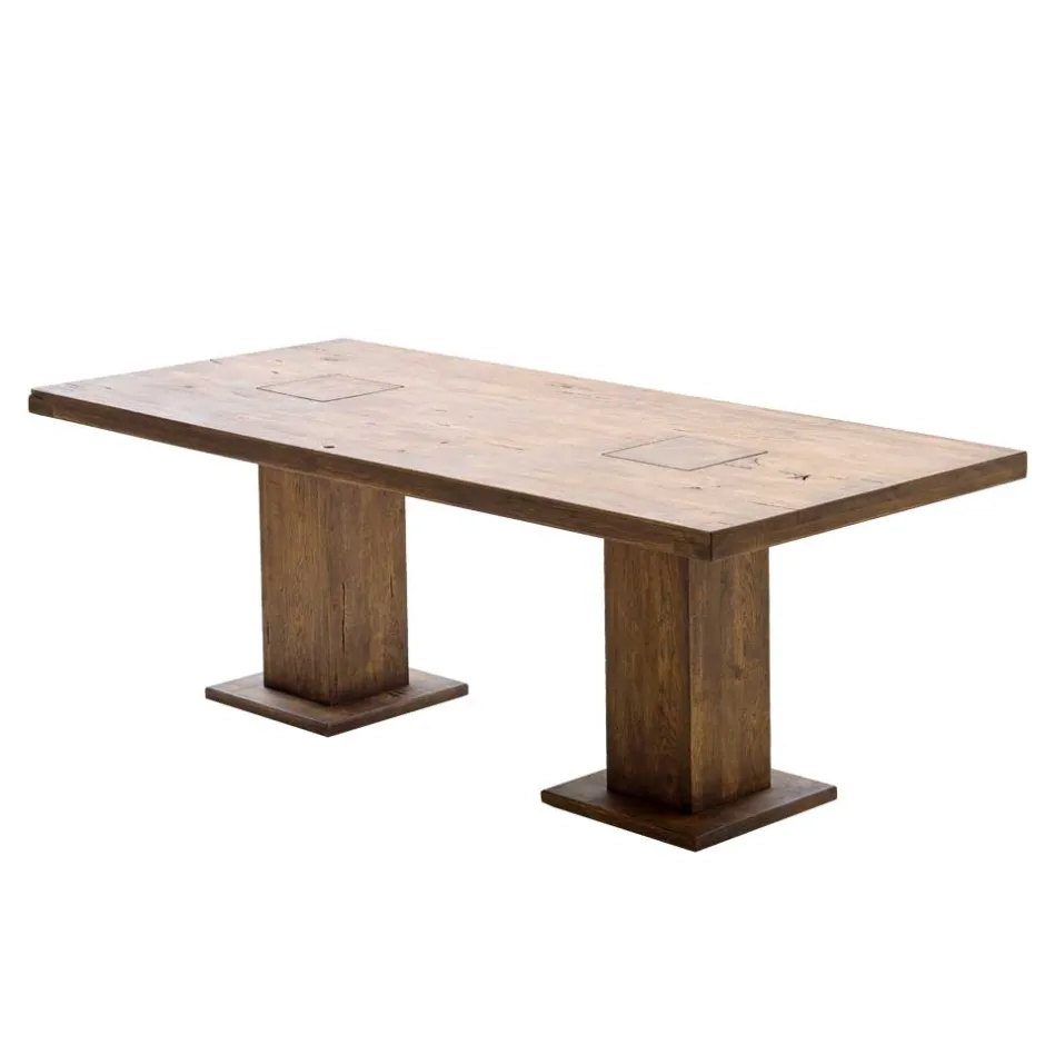 Wohnen Esszimmertisch Apula aus Eiche Massivholz