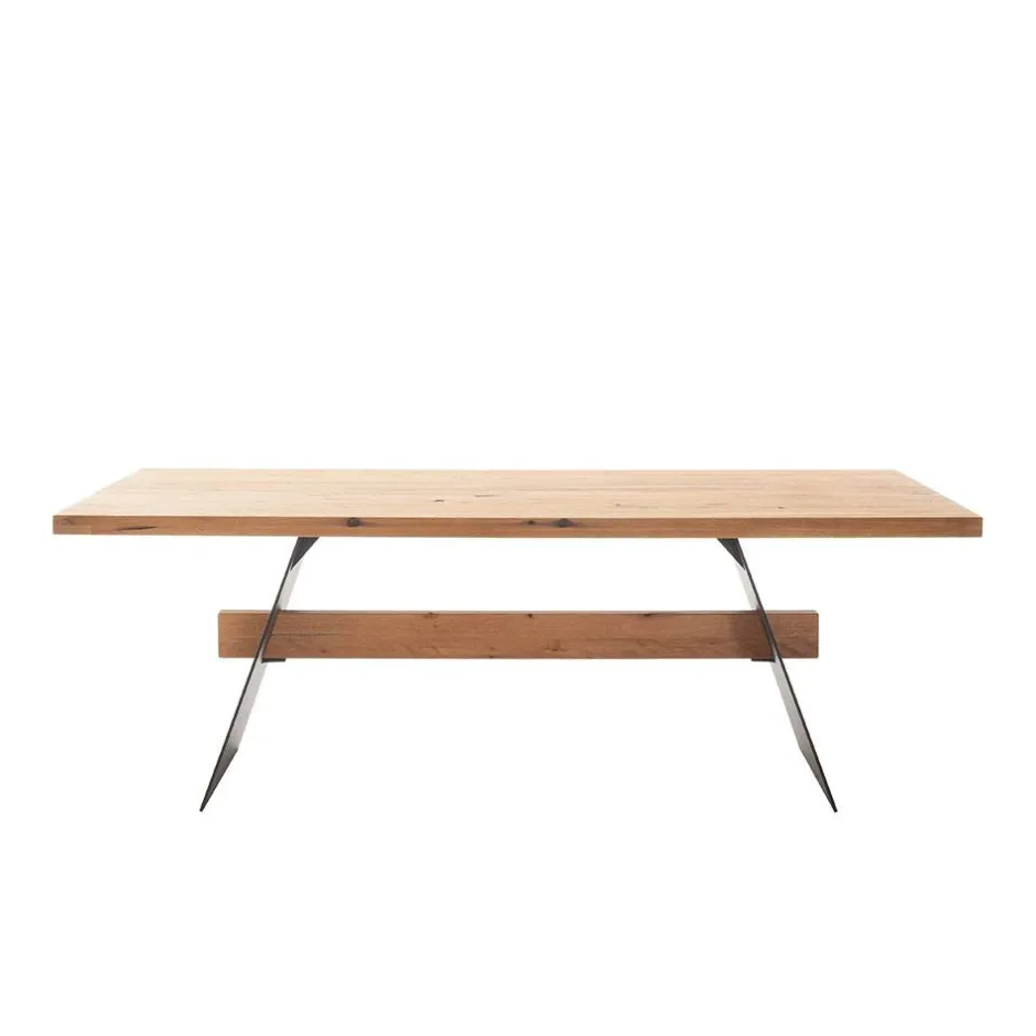 Esszimmertisch aus Massivholz Balkeneiche - Colomas^Wohnen Hot