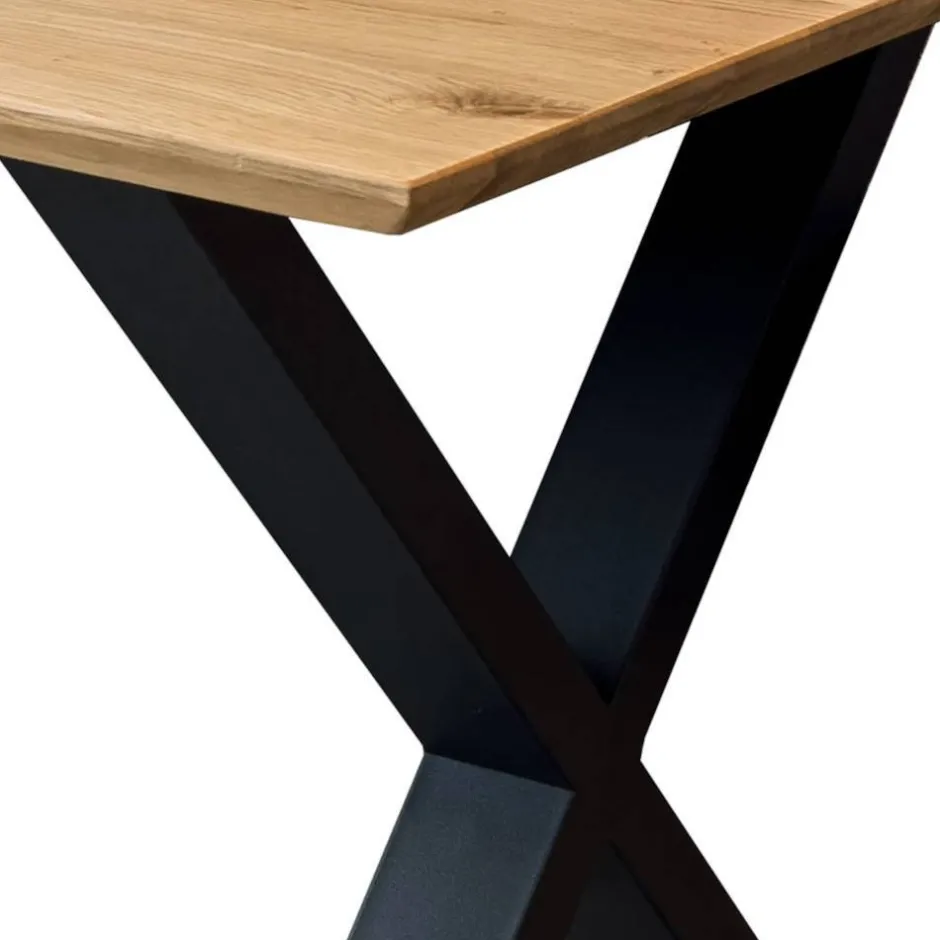 Esszimmertisch aus Wildeiche mit Schweizer Kante - Ashron^Wohnen Outlet