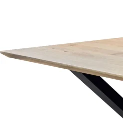 Esszimmertisch aus Wildeiche mit Schweizer Kante - Ashron^Wohnen Outlet