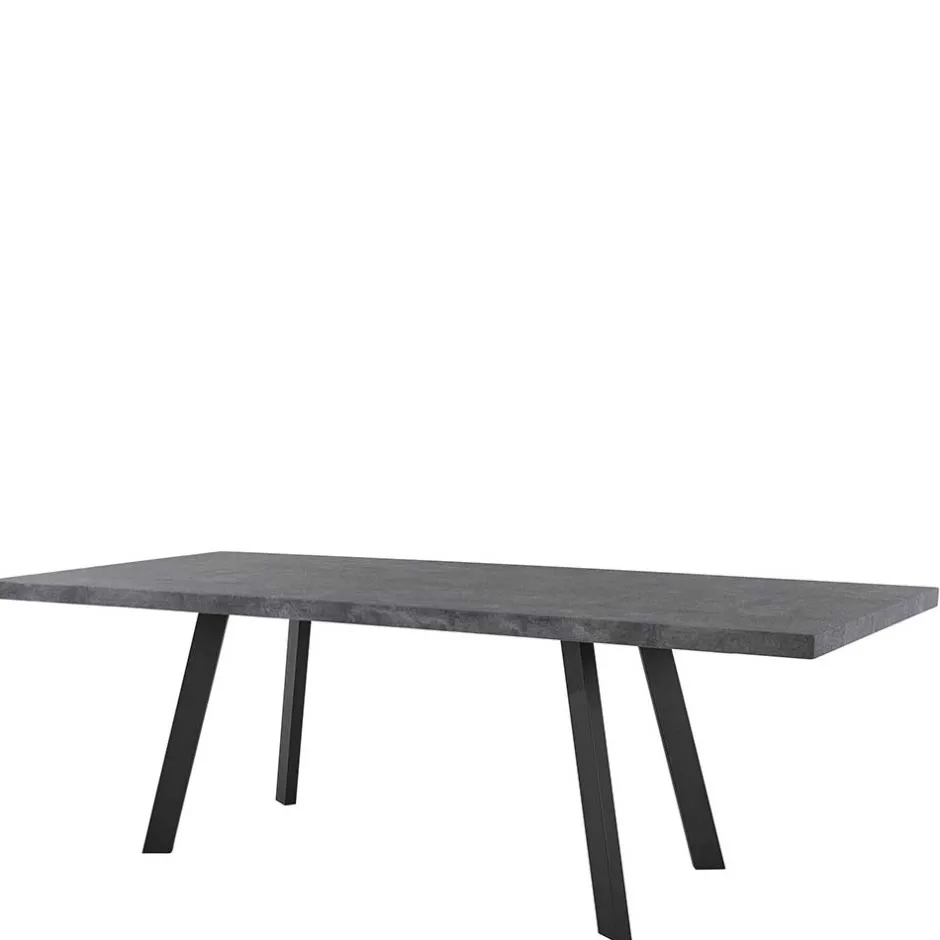 Wohnen Esszimmertisch in Betonoptik - Blackbeard