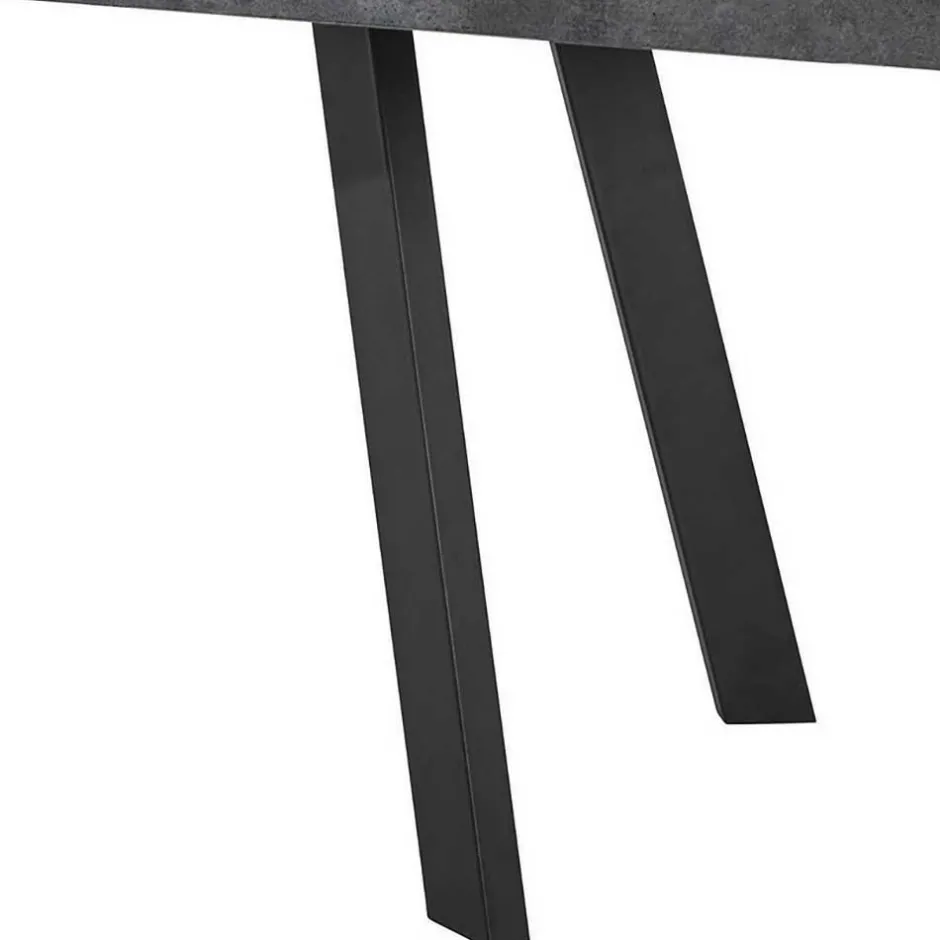 Wohnen Esszimmertisch in Betonoptik - Blackbeard