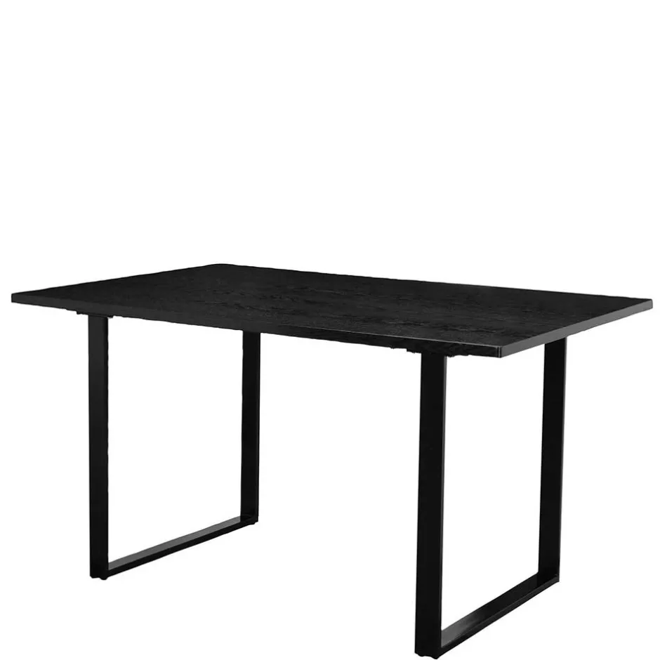 Wohnen Esszimmertisch in Schwarz Holzoptik - Cervena