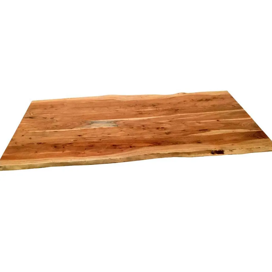 Esszimmertisch mit Live Edge Holzplatte Akazie - Cerado^Wohnen