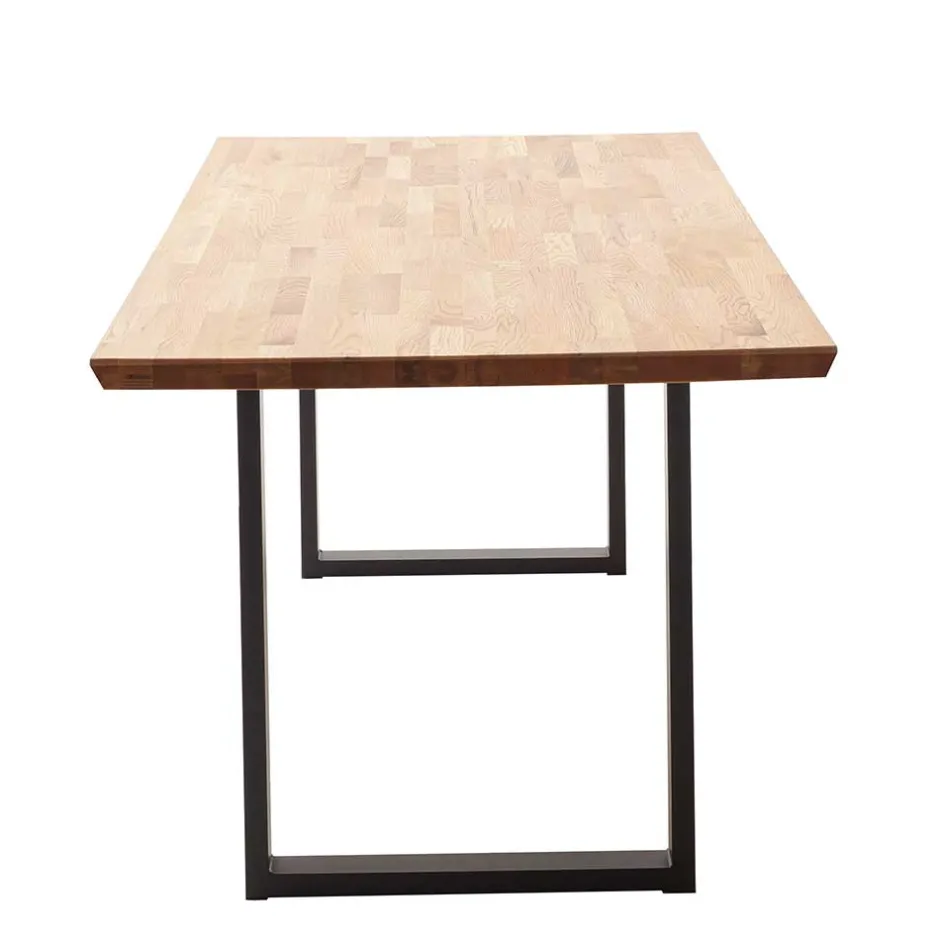 Wohnen Esszimmertisch mit Zerreiche Platte - Munteo