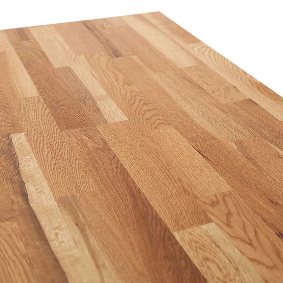 Wohnen Esszimmertisch mit Zerreiche Platte - Munteo