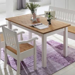 Wohnen Esszimmertisch Molzau im Landhausstil