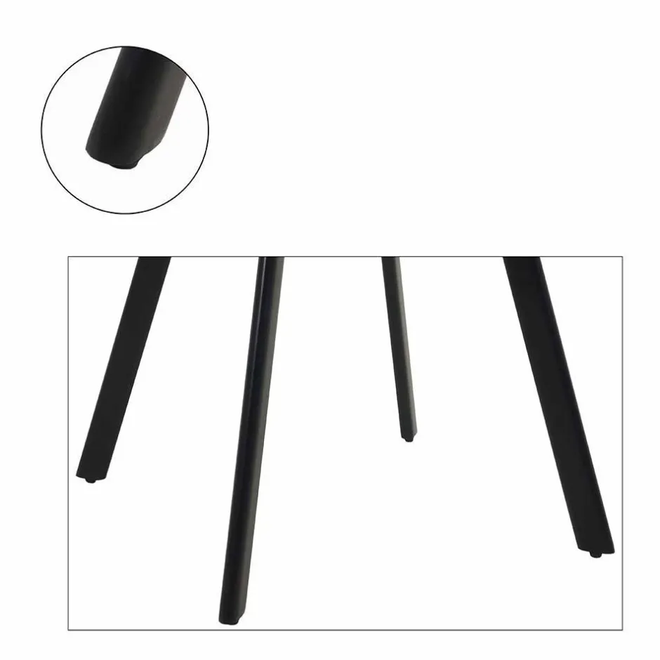 Esszimmertisch und Stühle Set - Ziadovas (fünfteilig)^Wohnen New