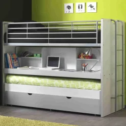 Etagenbett Boro in Weiß-Grau^Wohnen Online