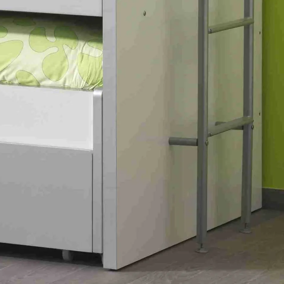 Etagenbett Boro in Weiß-Grau^Wohnen Online