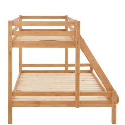 Kinder Wohnen Etagenbett mit breitem Bett unten aus Kiefer - Inverness