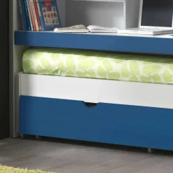 Etagenbett Musty in Blau-Weiß^Wohnen