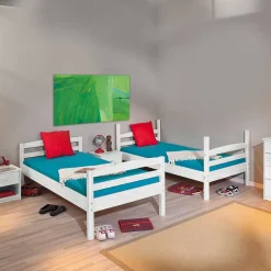 Kinder Wohnen Etagenbett Nabrosia in Weiß