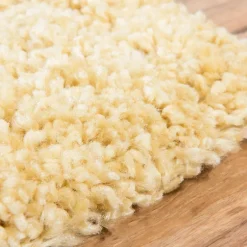 Wohnen Ethno Läufer oder Teppich in Gelb & Creme - Kareta