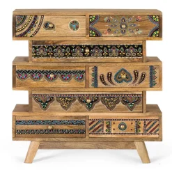 Ethno Style Design-Kommode handbemalt - Azua^Wohnen Best