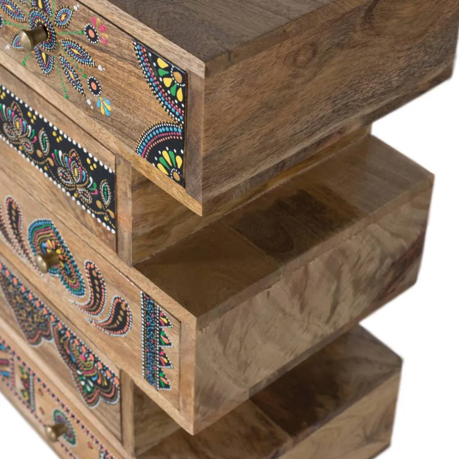 Ethno Style Design-Kommode handbemalt - Azua^Wohnen Best