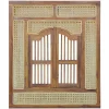 Wohnen Ethno Style Spiegel aus Teak Holz & Rattan - Vilrada