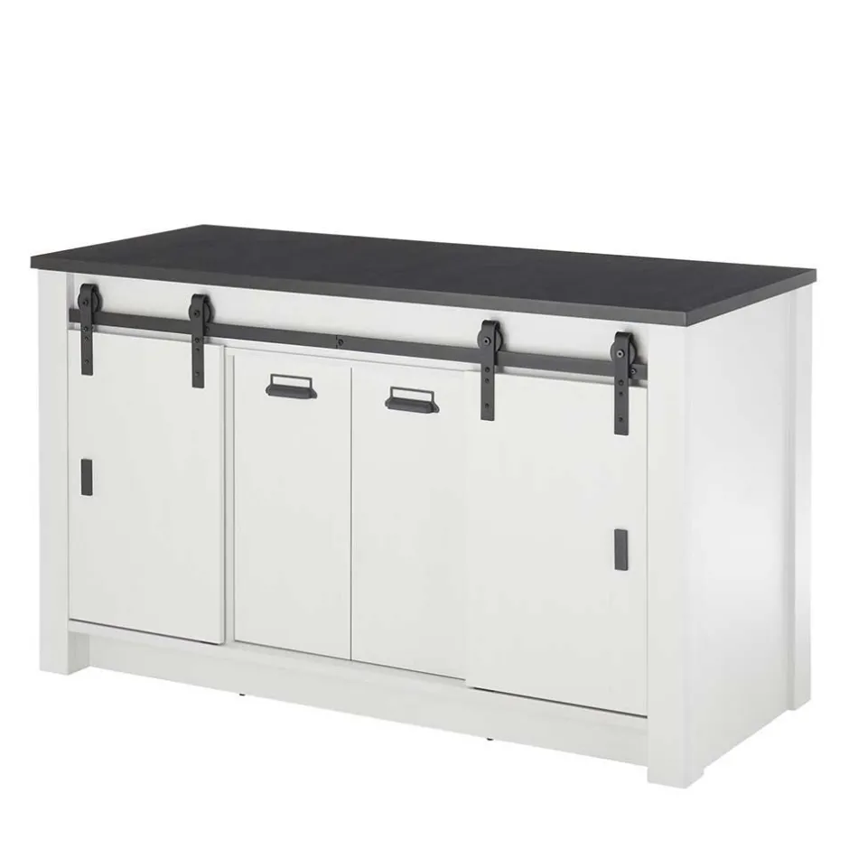 Wohnen Extravagante Küchenmöbel inklusive Theke - Eture (sechsteilig)