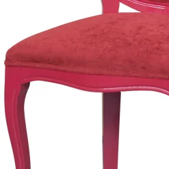 Extravaganter Barockdesign Polsterstuhl in Rot - Dregona^Wohnen Best