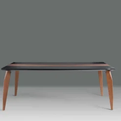 Wohnen Extravaganter Tisch in Schwarz & Nussbaum - Raidow