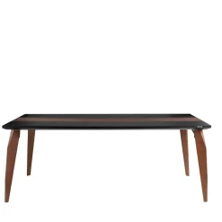 Wohnen Extravaganter Tisch in Schwarz & Nussbaum - Raidow