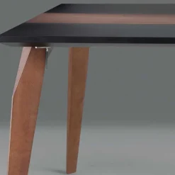 Wohnen Extravaganter Tisch in Schwarz & Nussbaum - Raidow