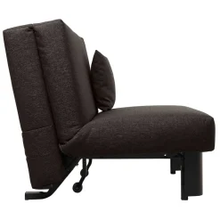 Wohnen Faltsofa in Dunkelbraun Stoff - Satorinu