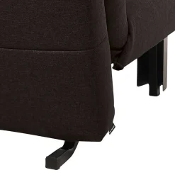 Wohnen Faltsofa in Dunkelbraun Stoff - Satorinu