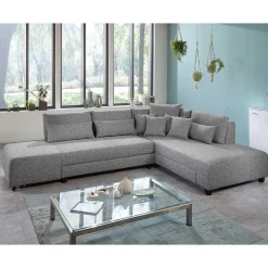 Wohnen Federkern Eckcouch mit Schlaffunktion - Roseanna