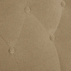 Wohnen Federkern Schlafsofa aus Flockstoff in Beige - Mabu