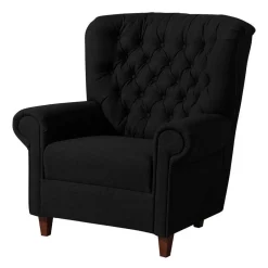 Federkern Sessel im Chesterfield Look - Cochon^Wohnen