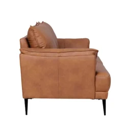 Wohnen Federkern Wohnzimmersofa aus Echtleder - Zierra