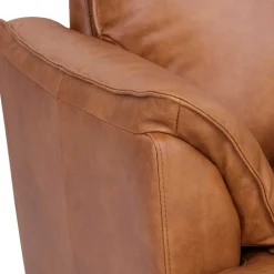 Wohnen Federkern Wohnzimmersofa aus Echtleder - Zierra