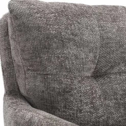 Wohnen Federkern-Tischsessel in Grau - Kumin (2er Set)