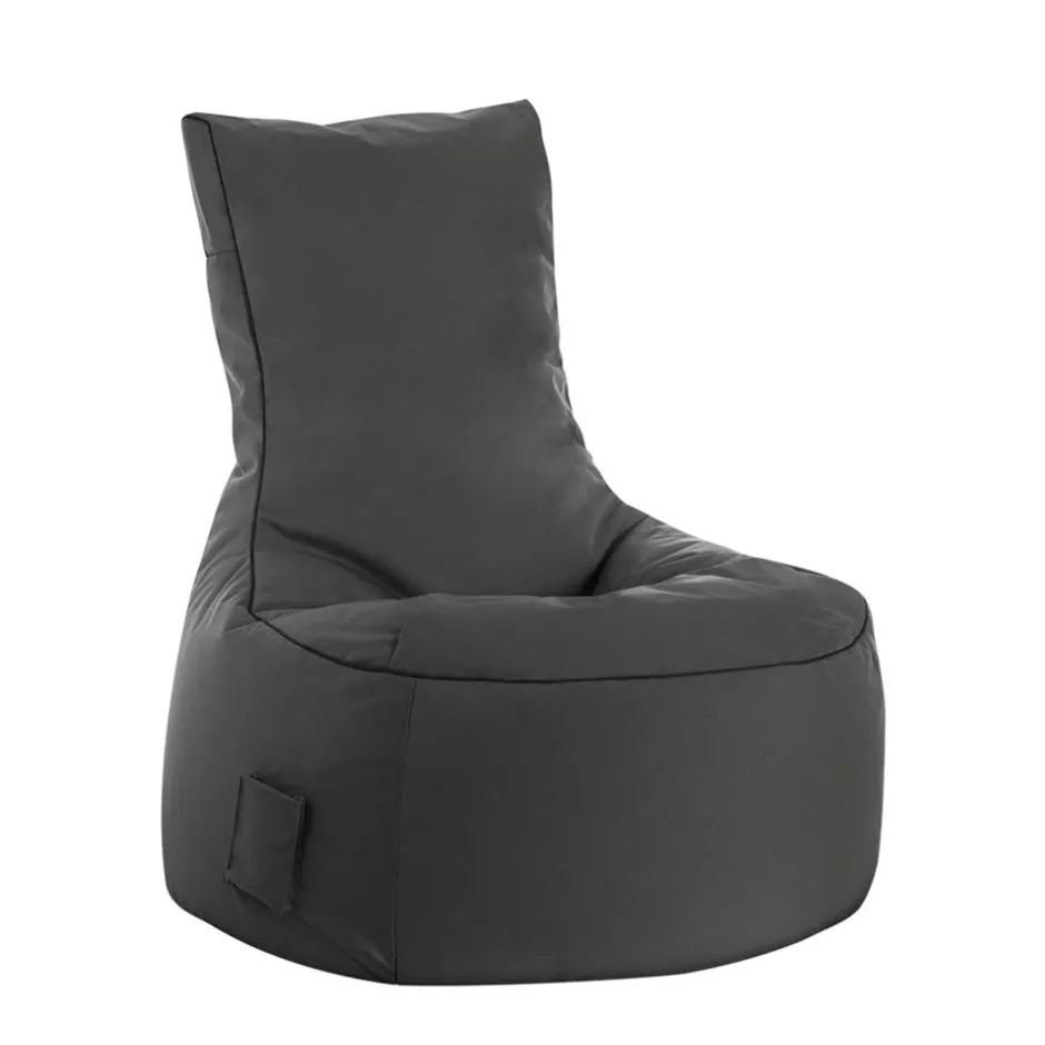 Kinder Wohnen Fernseh Sitzsack Maximo in Anthrazit