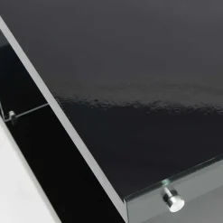 Wohnen Fernseher Tisch in Schwarz MDF - Sulara