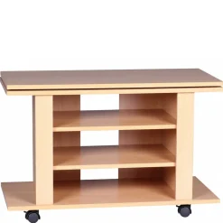 Wohnen Fernsehtisch auf Rollen mit drehbarer Platte - Sonition