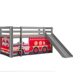 Feuerwehr Spielbett mit Leiter & Rutsche - Jayant^Wohnen Sale