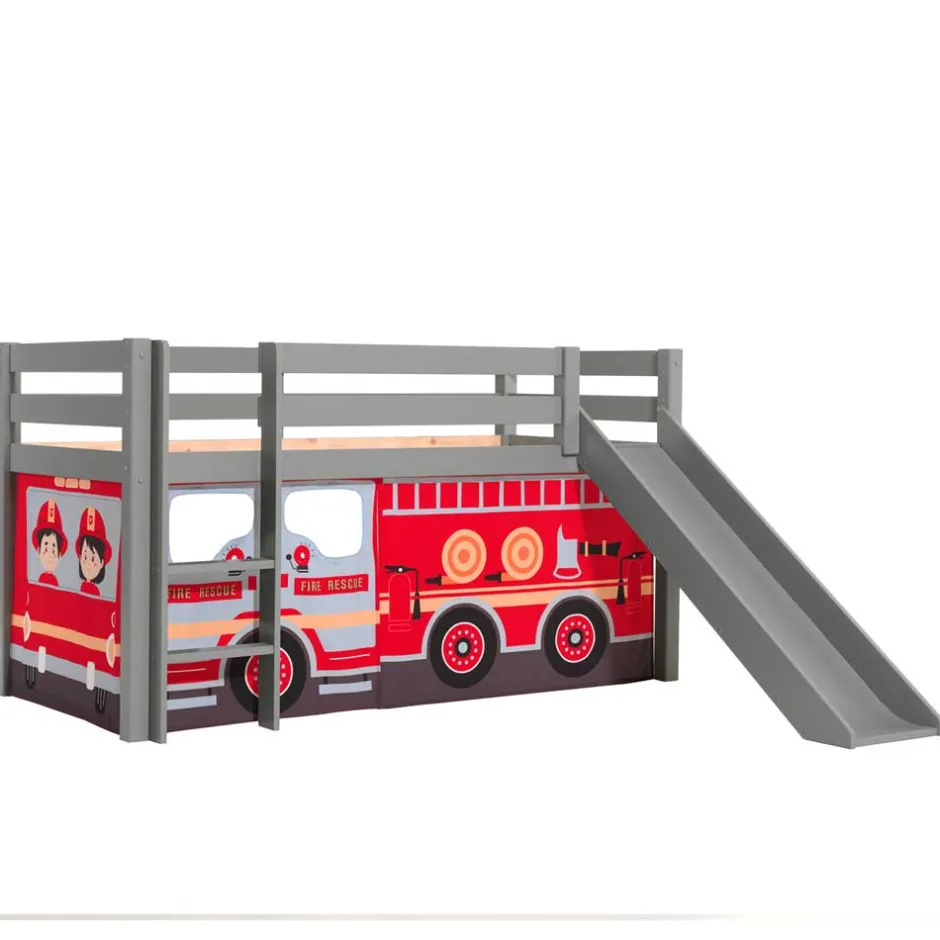 Feuerwehr Spielbett mit Leiter & Rutsche - Jayant^Wohnen Sale