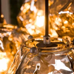 7-flammige Hängelampe in Fels Stein Optik - Domniar^Wohnen New